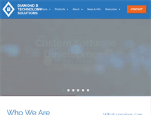 Tablet Screenshot of diamondbts.com